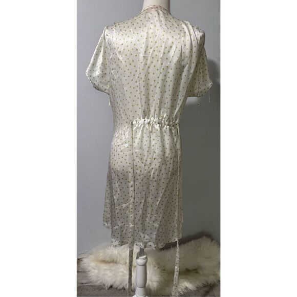 Oscar de la Renta green polka dots nightgown M - Picture 5 of 11